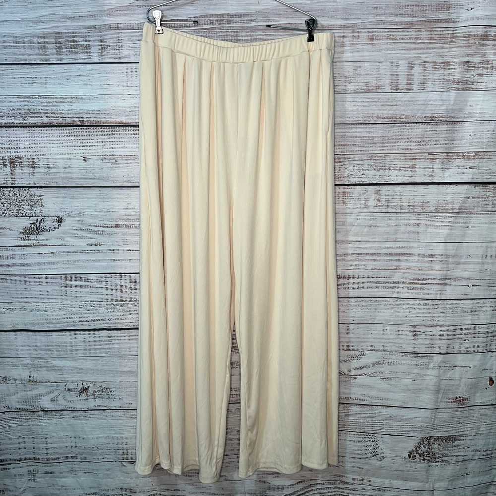 Cider Cream Wide Leg Pants